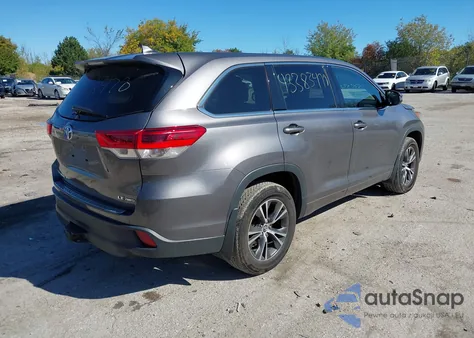 2018 Toyota Highlander Le Plus from USA, damaged, VIN 5TDBZRFH2JS497437